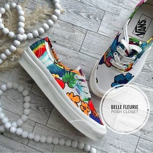 New W/ Box Vans Anaheim Factory 44 DX Floral Low Top Lace Up Shoes